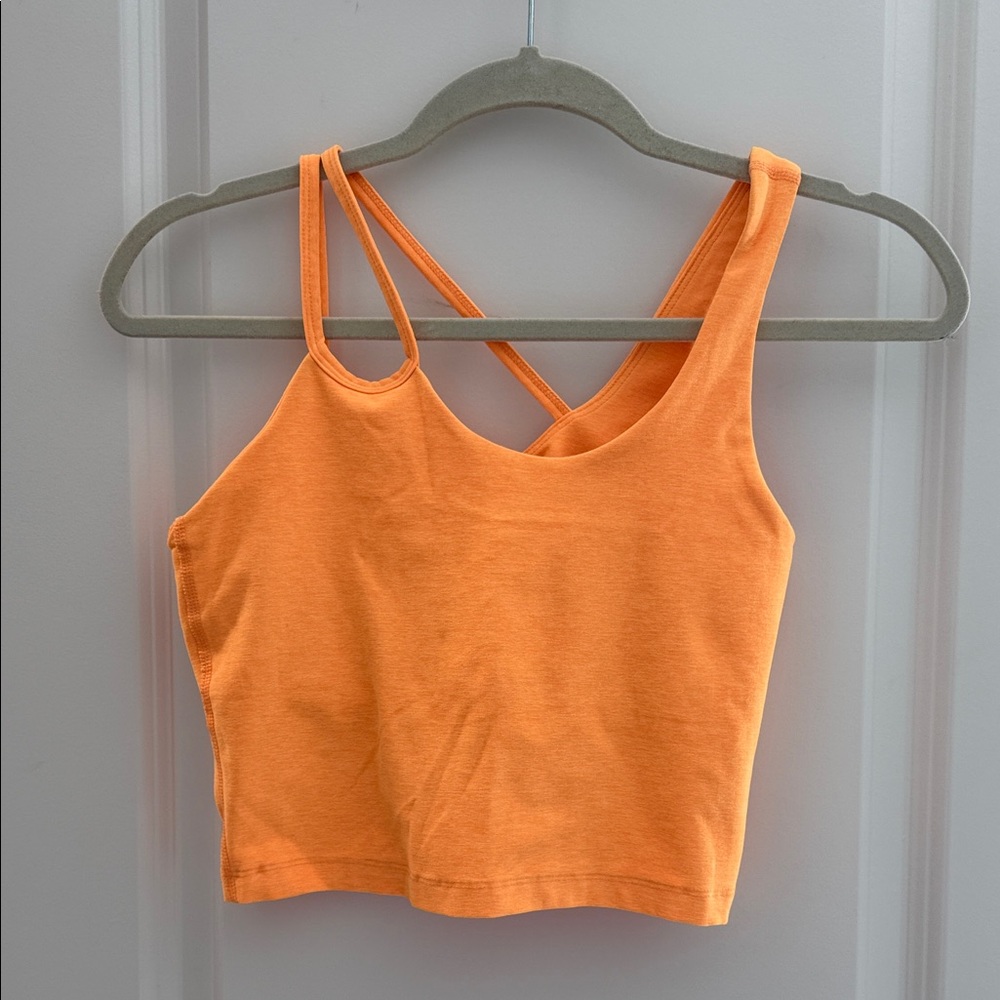 Beyond Yoga Strappy Orange Crop Tank